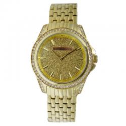 Orologio roccobarocco rb0244st lady strass quartz gold plated