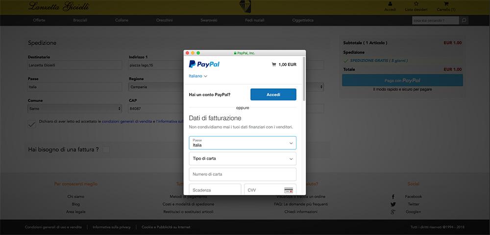 Come Sbloccare le finestre POPUP per il Pagamento con PayPal