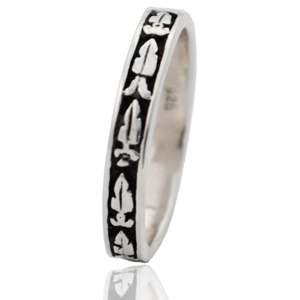 Anello fascia mm 3,5 in argento massiccio 925 con fiamma centrale incisa- personalizzabile-