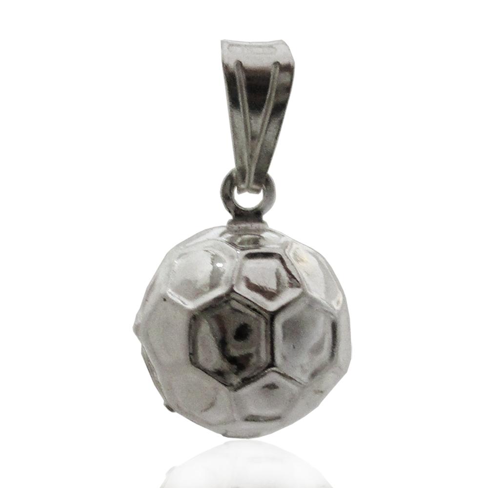 Ciondolo pallone da calcio mm 11 in argento titolo 925