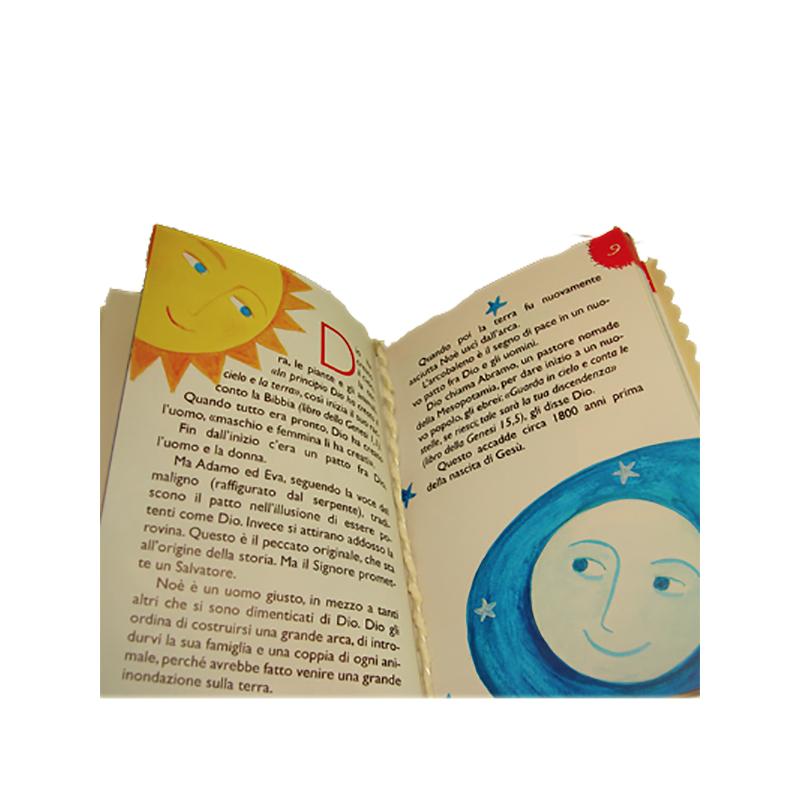 Libro di gesu' illustrato in tela, terracotta e icona cristo laminato argento