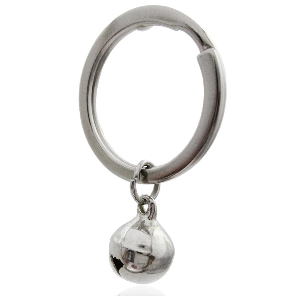 Sonaglino mm 13x10 per cane e/o gatto in acciaio con gancio brise'