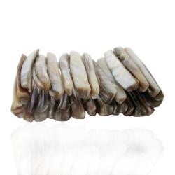 Bracciale schiava in madreperla baguette mm 45