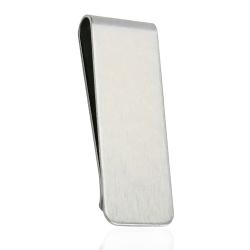 Fermasoldi in acciaio satinato mm 70x20 da personalizzare