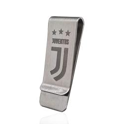 Fermasoldi Juventus in acciaio satinato mm 52x20