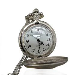 Orologio da tasca vintage mm 46 in lega di zinco con falce e martello dorato e con catena in acciaio